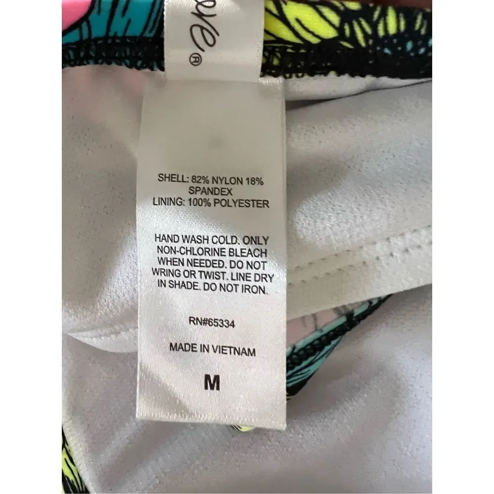 Salt & Cove Women's Multi-Color Floral Print 2-Piece Bikini Set Size M NWT